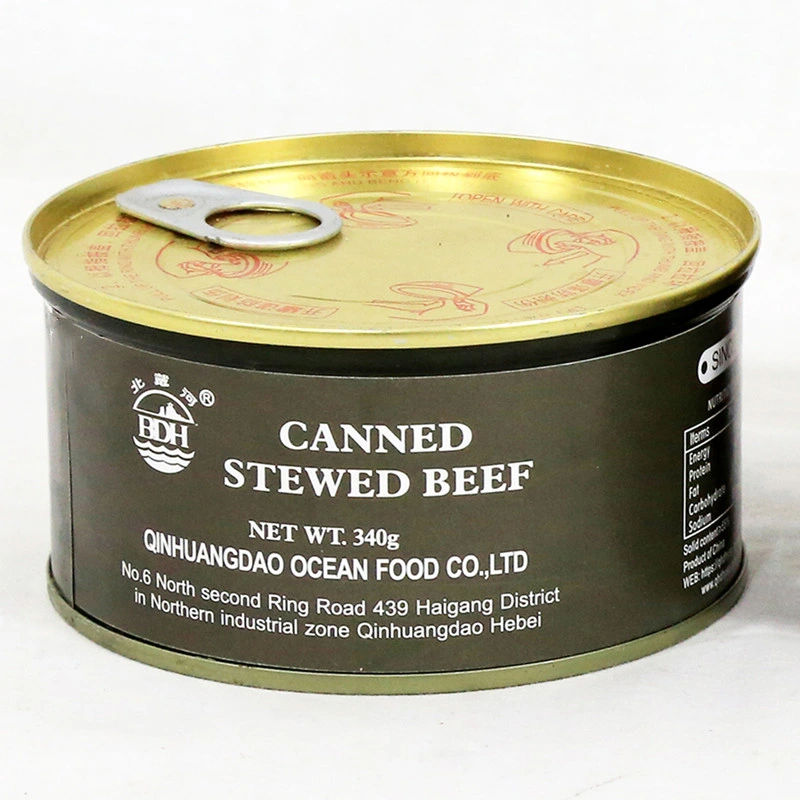 340g Canned Stewed Beef Meat Military Emergency Can Food