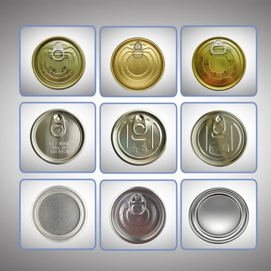 Couvercle Eoe en aluminium pour boîtes de conserve alimentaires